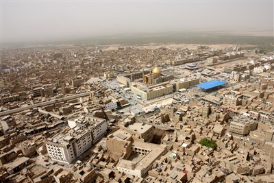 گنبد  و حرم مطهر حضرت علی علیه السلام